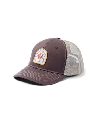 Instinct Surf Breathe Slow Trucker Hat - Brown