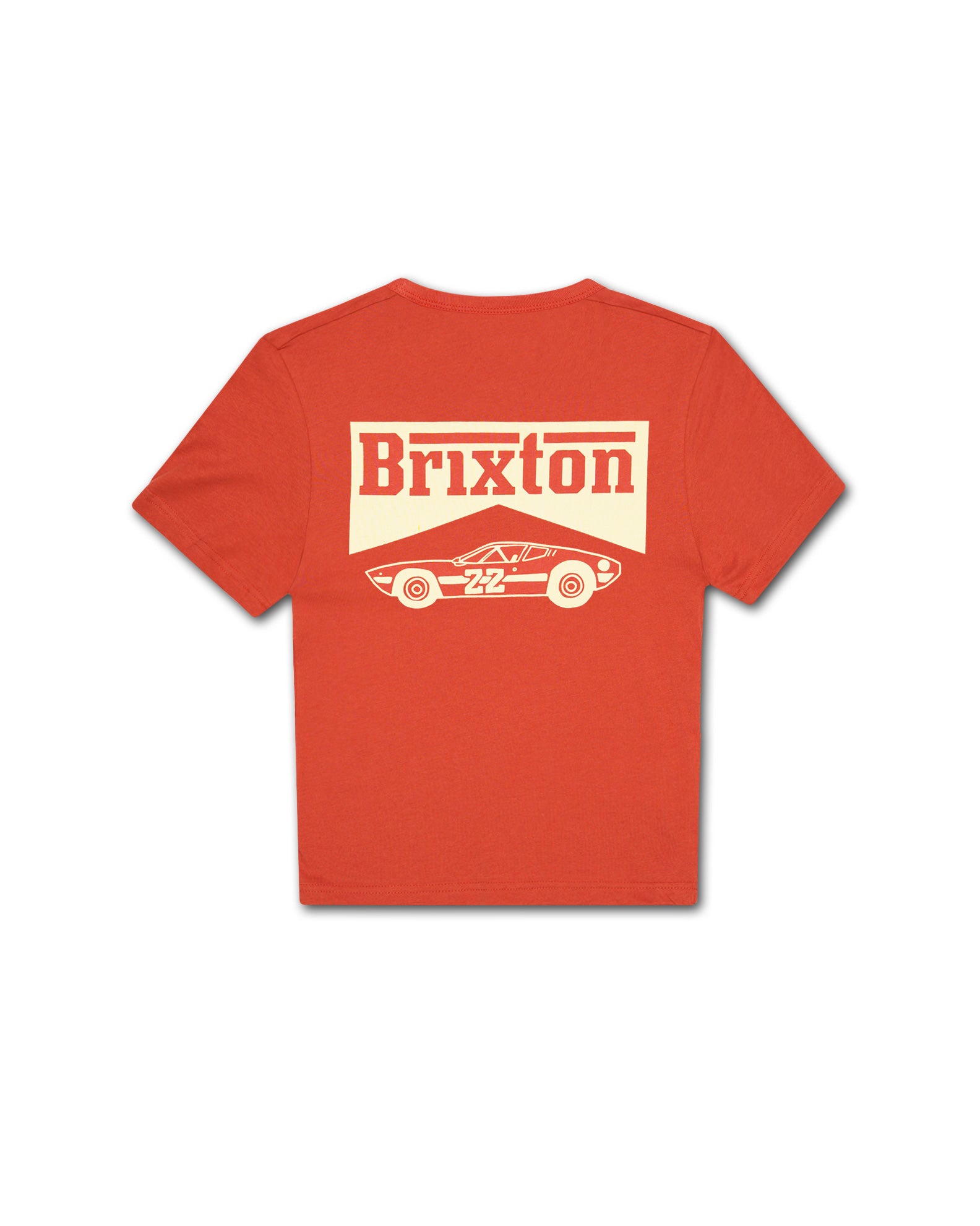 Race 22 Baby Tee - Burnt Brick