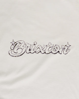 Women's Pinned Slim Crew S/S T-Shirt - Off White