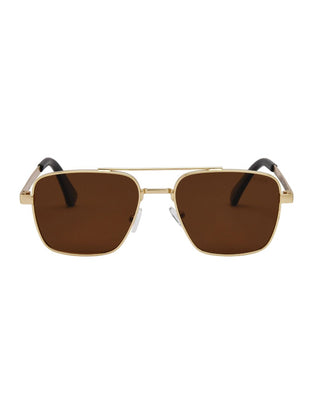 I-SEA Brooks Sunglasses - Gold/Brown