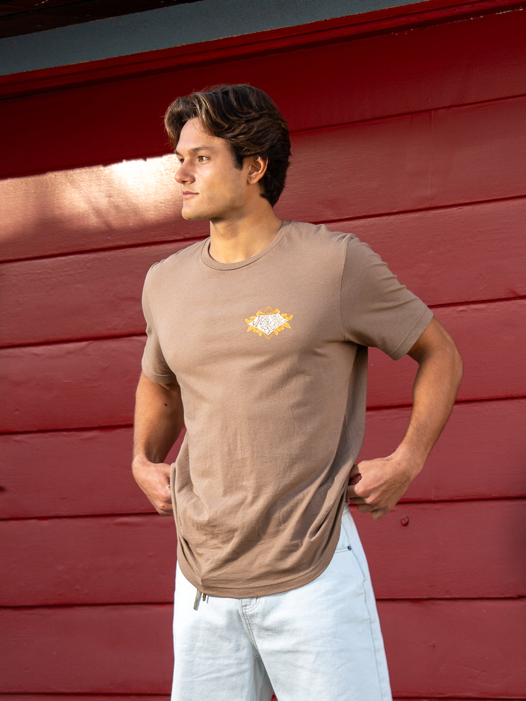 Jack's Surfboards Men's Higgins Short Sleeve T-Shirt - Vintage Brown