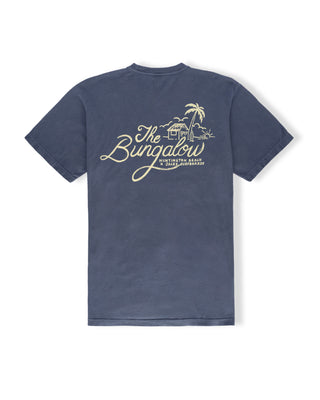 Jack's Surfboards x Bungalow Pigment Short Sleeve T-Shirt - Navy