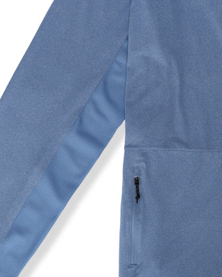 Buoy Fitness Pullover Hoodie - Heather Blue