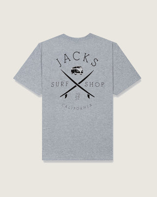 Jack's Surfboard Men's Bus Stop Classic Fit Short Sleeve T-Shirt