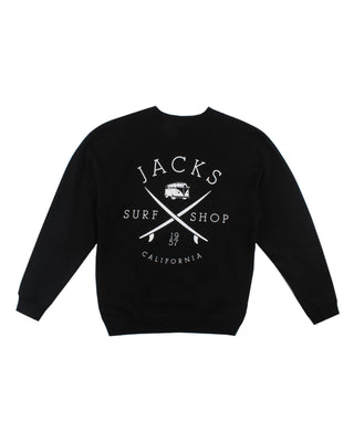 Jacks Surfboard Bus Stop Crewneck Pullover Sweatshirt