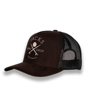 Jack's Surfboards Men's Bus Stop Suede Trucker Hat
