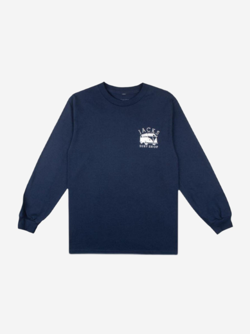 Jack's Surfboards Men's Bus Stop Classic Long Sleeve Tee - Navy