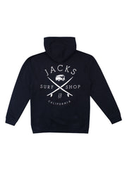 Bus Stop Classic Pullover Hoodie - Navy