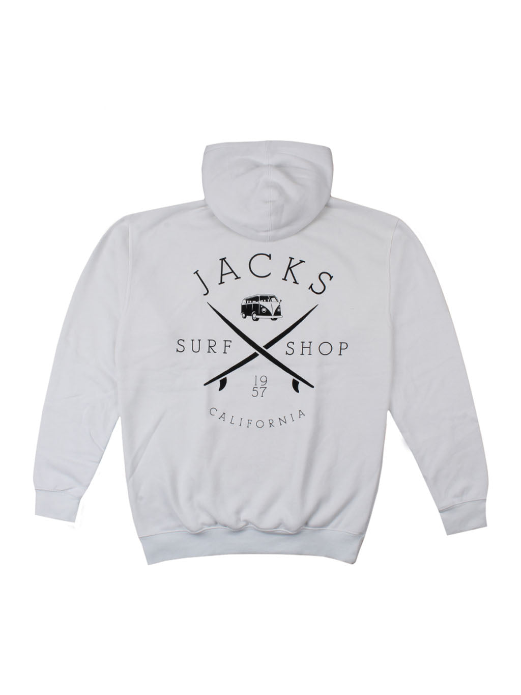 Bus Stop Classic Pullover Hoodie - White