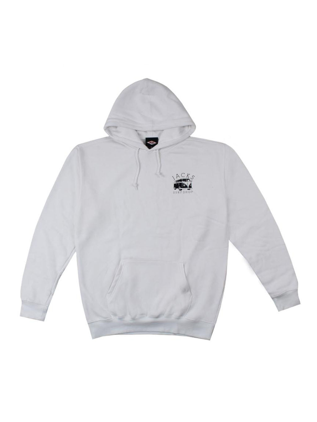 Bus Stop Classic Pullover Hoodie - White