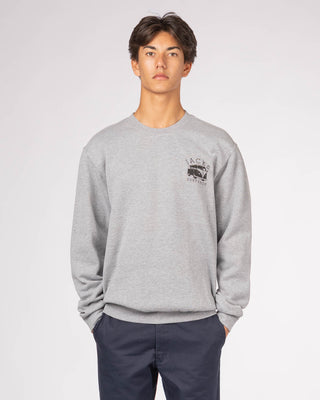 Bus Stop Crewneck Sweatshirt - Athletic Gray