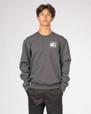 Bus Stop Crewneck Sweatshirt - Charcoal Heather