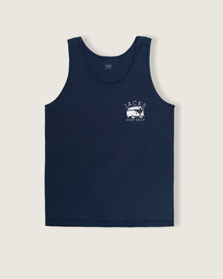 Bus Stop Tank Top - Navy