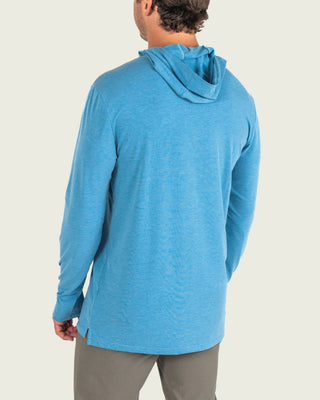 Marsh Wear Men's Buxton Pullover Hoodie - Niagara Mist Heather
