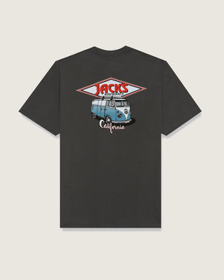 Jack's Surfboards Men's CA Diamond Transport Classic Fit Graphic Short Sleeve T-Shirt