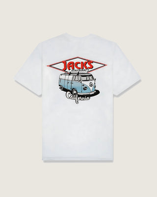 Jack's Surfboards Men's CA Diamond Transport Classic Fit Graphic Short Sleeve T-Shirt