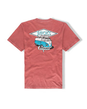 CA Diamond Transport PGMT HW S/S Tee - Crimson