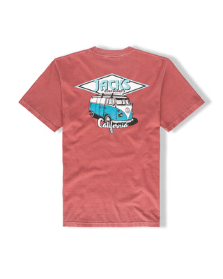 CA Diamond Transport PGMT HW S/S Tee - Crimson