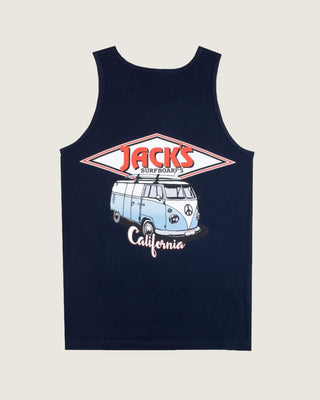 Jack's Surfboards Men's California Diamond Transport Tank Top