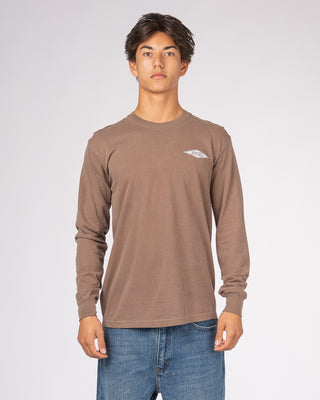 CA Diamond Transport PGMT HW L/S Tee - Espresso