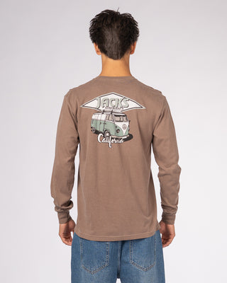CA Diamond Transport PGMT HW L/S Tee - Espresso