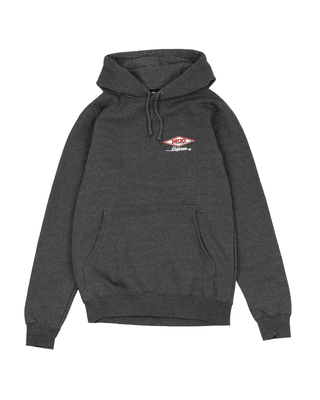 Cal Diamond Pigment Dyed Pullover Hoodie 25' - Black