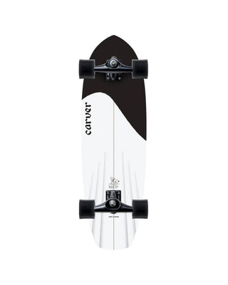 Carver Black Tip 32.5" Surfskate Complete