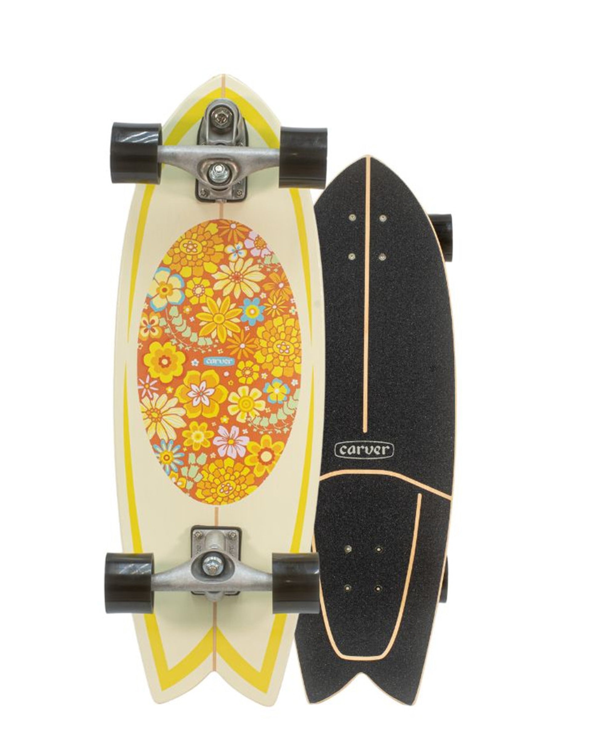 Carver C7 Raw 29.25" Bloom Surfskate Complete