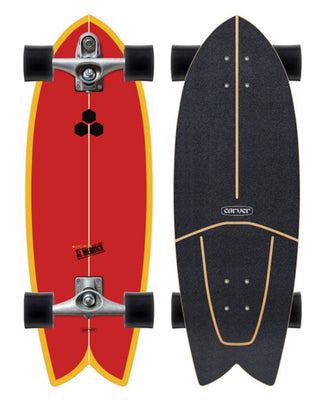 Carver C7 Raw 29.25" Fish Surfskate Complete