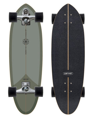 C7 Raw 32.25" CI Mid Sage Surfskate Complete