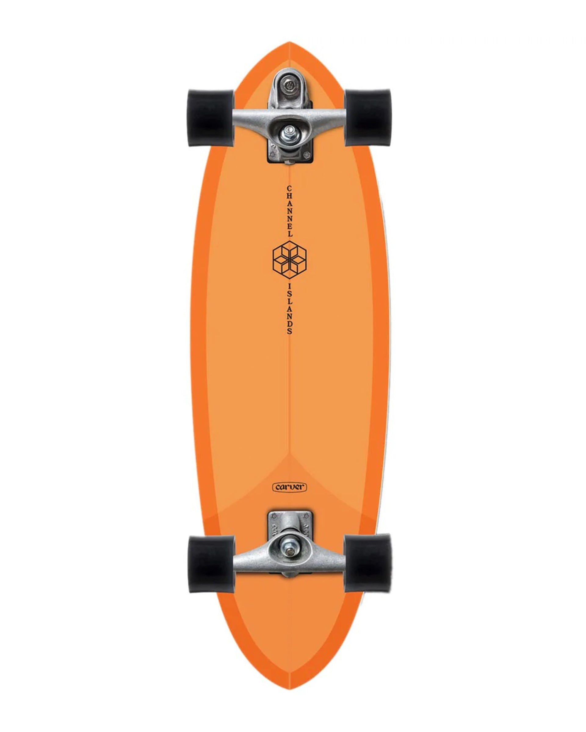 Carver x Channel Islands C7 31.75" Mid Orange Surfskate Complete