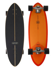 Carver x Channel Islands CX 31.75" Mid Orange Surfskate Complete