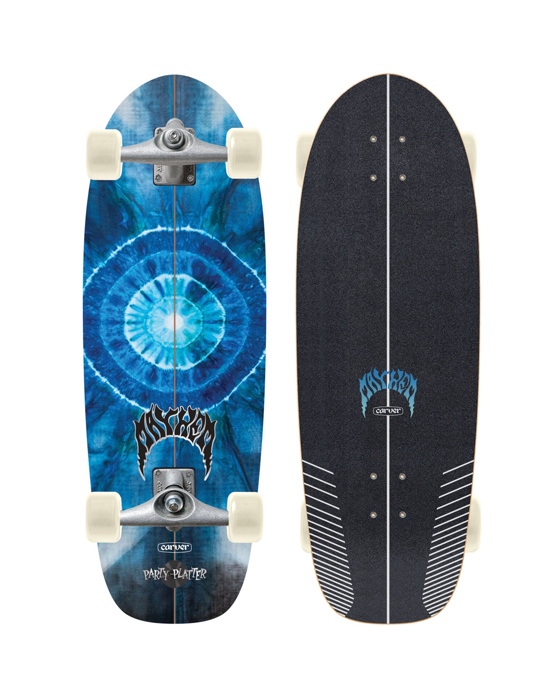 Carver CX Raw28" Party Platter Surfskate Complete