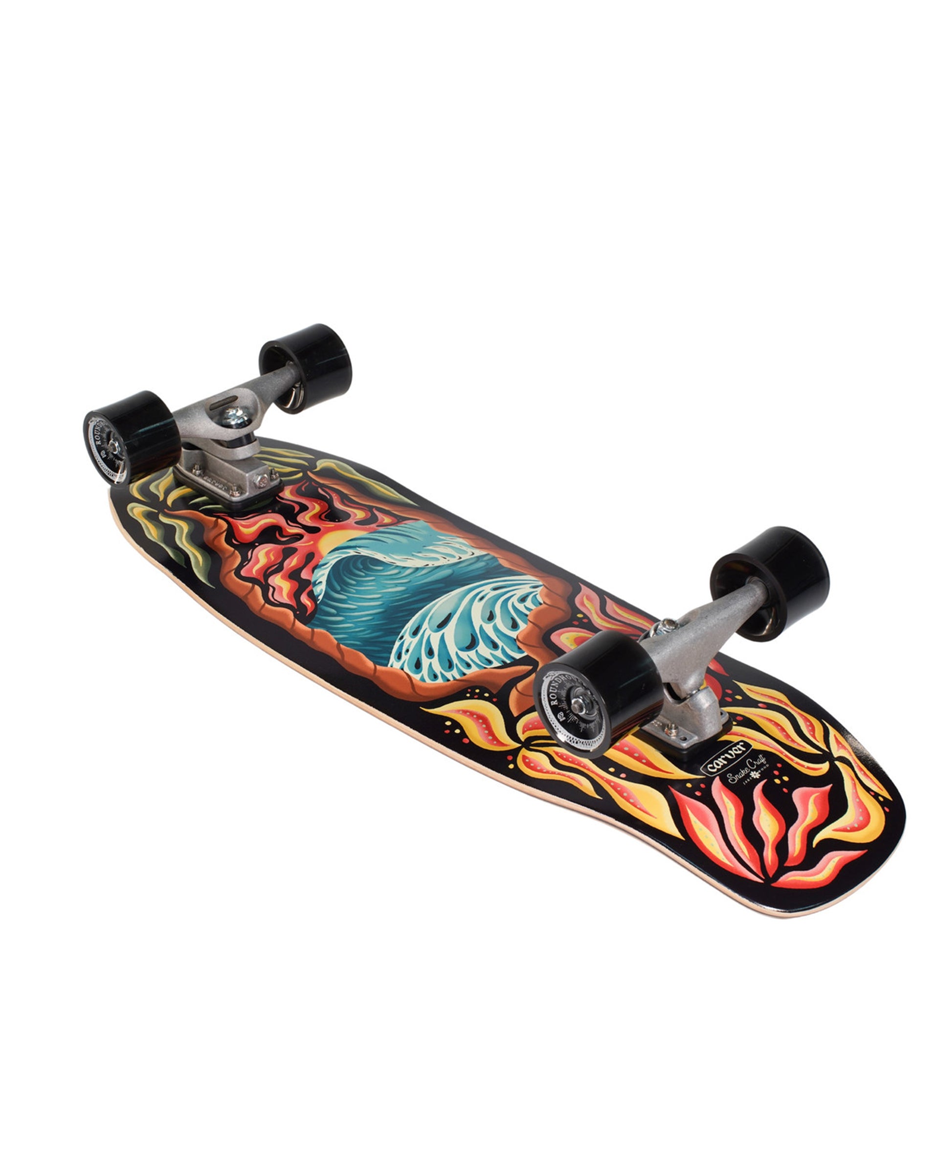 Carver C7 Raw 32" Psychedelic Sunset Surfskate Complete