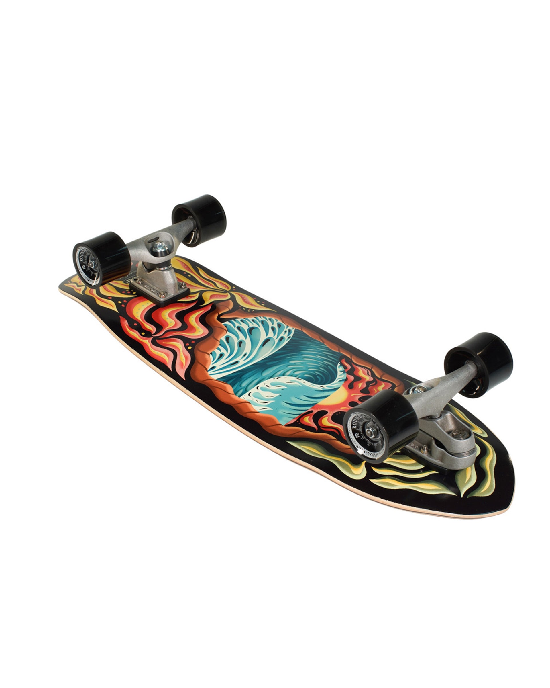 Carver C7 Raw 32" Psychedelic Sunset Surfskate Complete