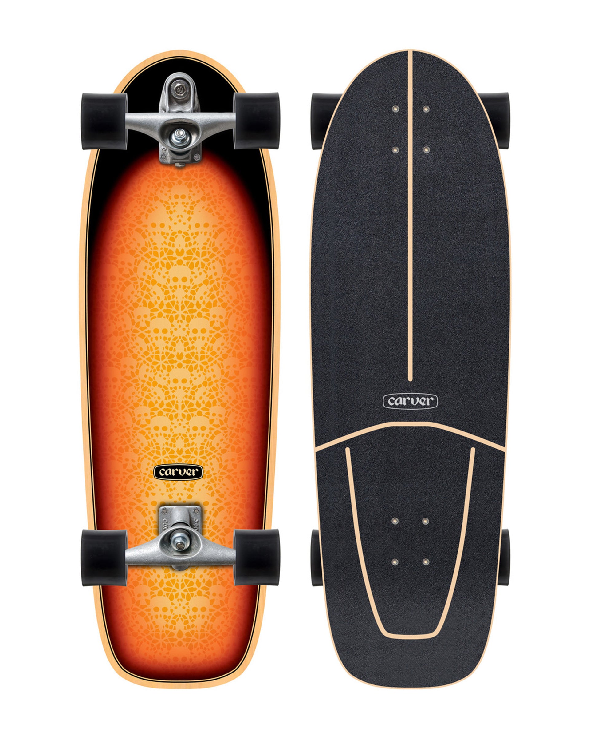 Carver C7 Raw 31.25" Sunburst Surfskate Complete