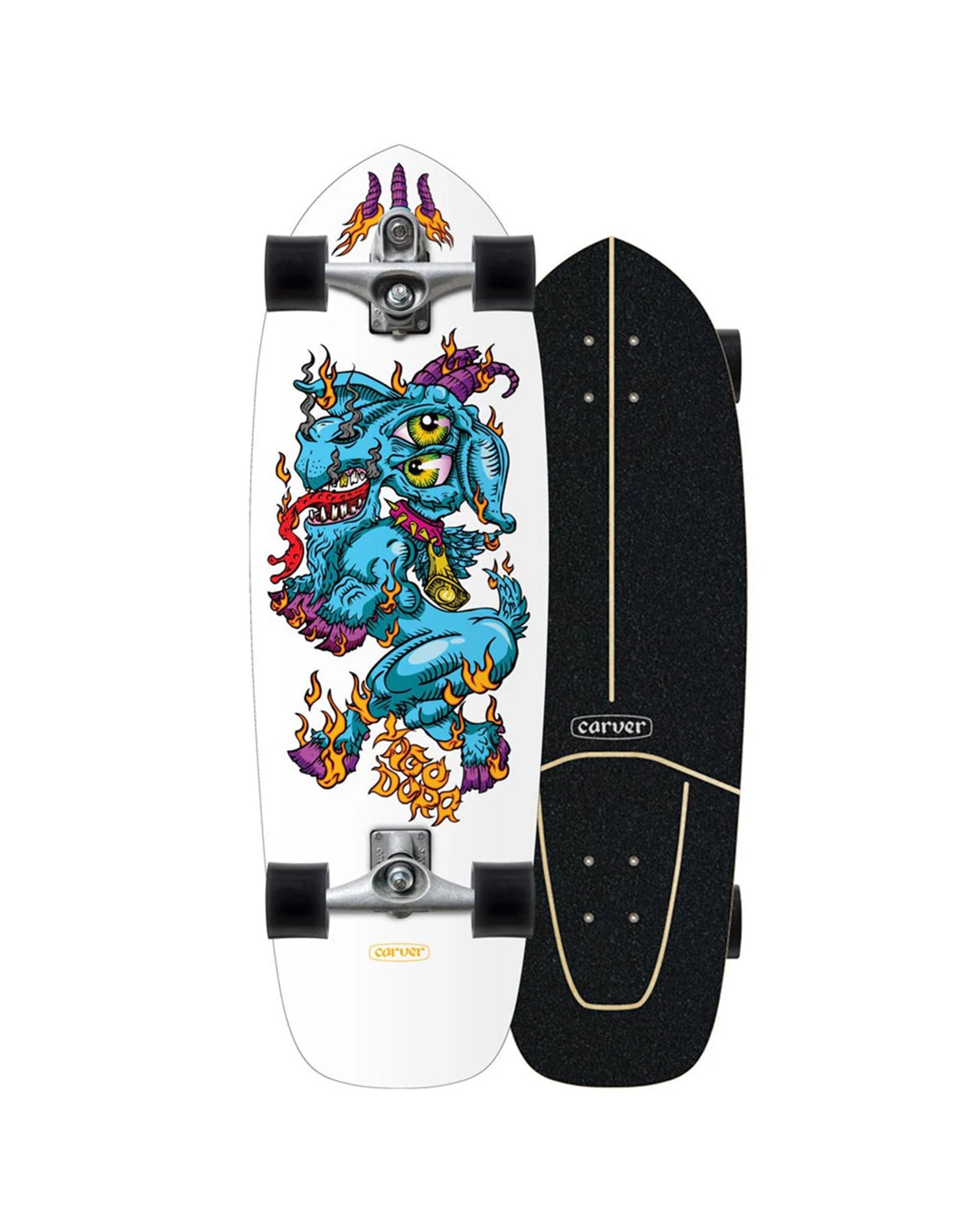 Carver C7 Yago Fire Goat 30.75" Surfskate Complete