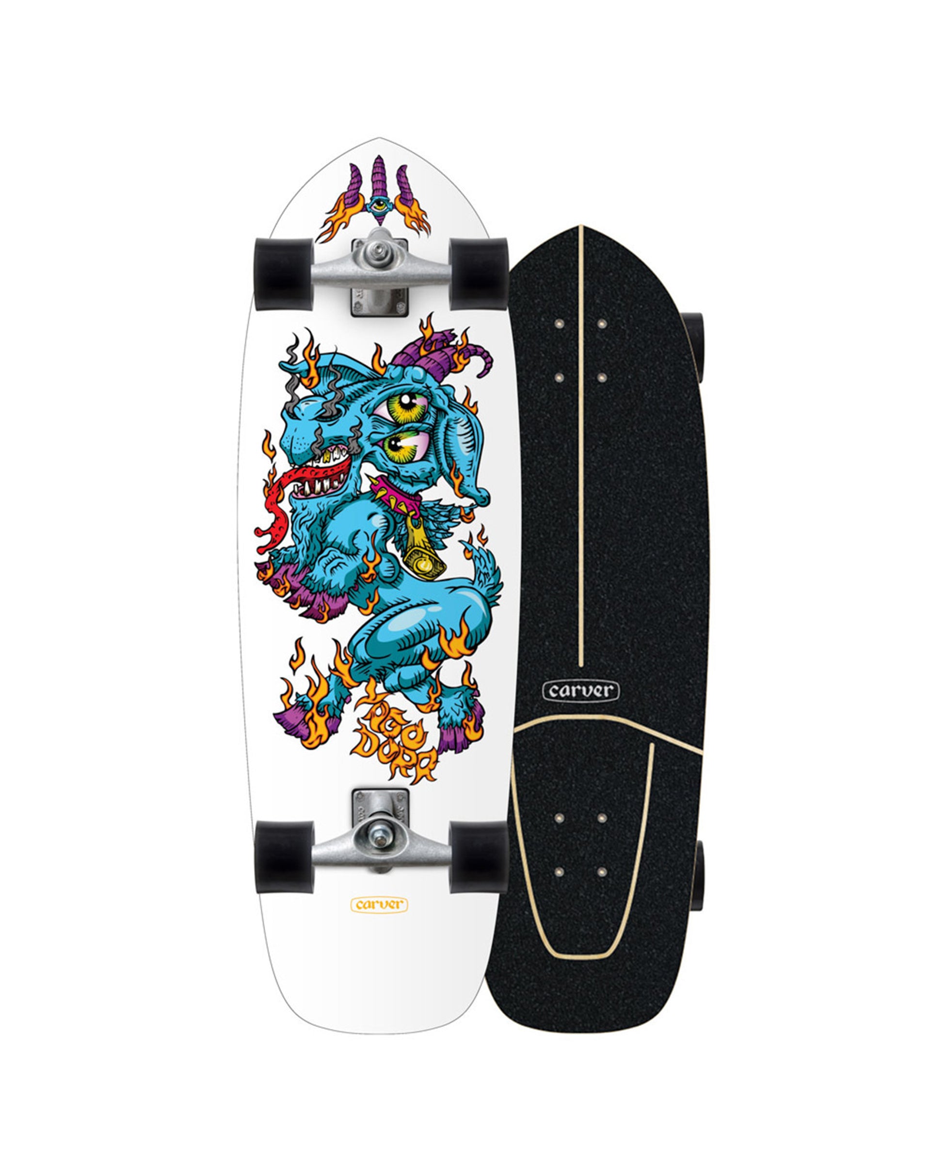 Carver CX Yago Fire Goat 30.75" Surfskate Complete