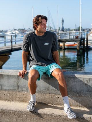 Jack's Surfboards CA Diamond Transport PGMT HW SS Tee - Pepper