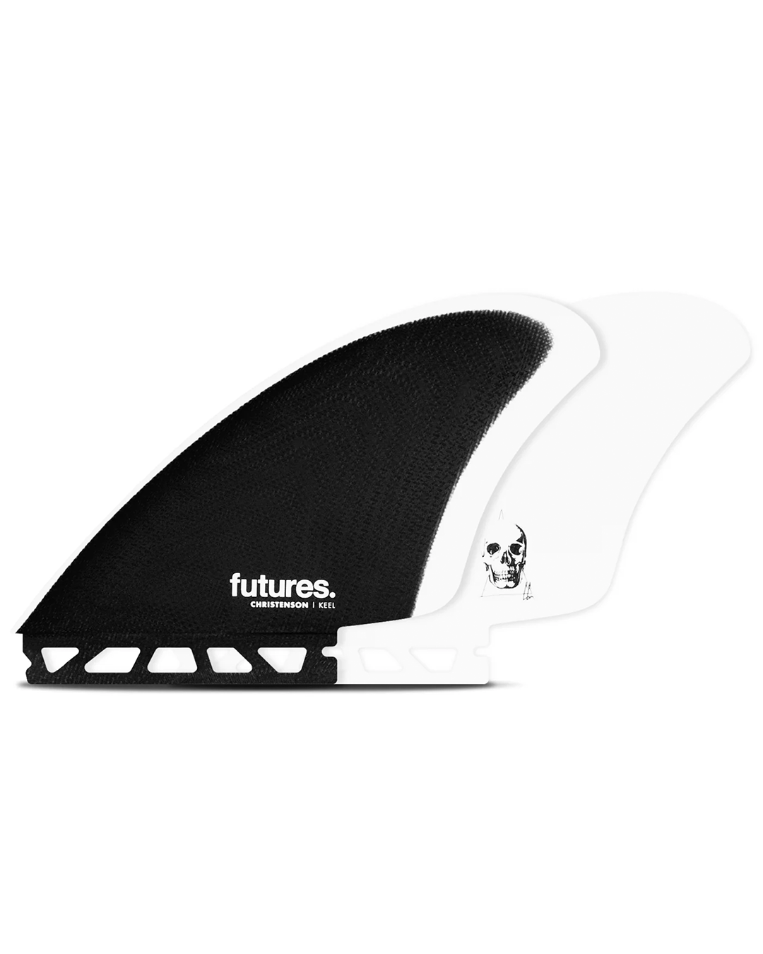 Christenson Keel Twin-Black/White Fin