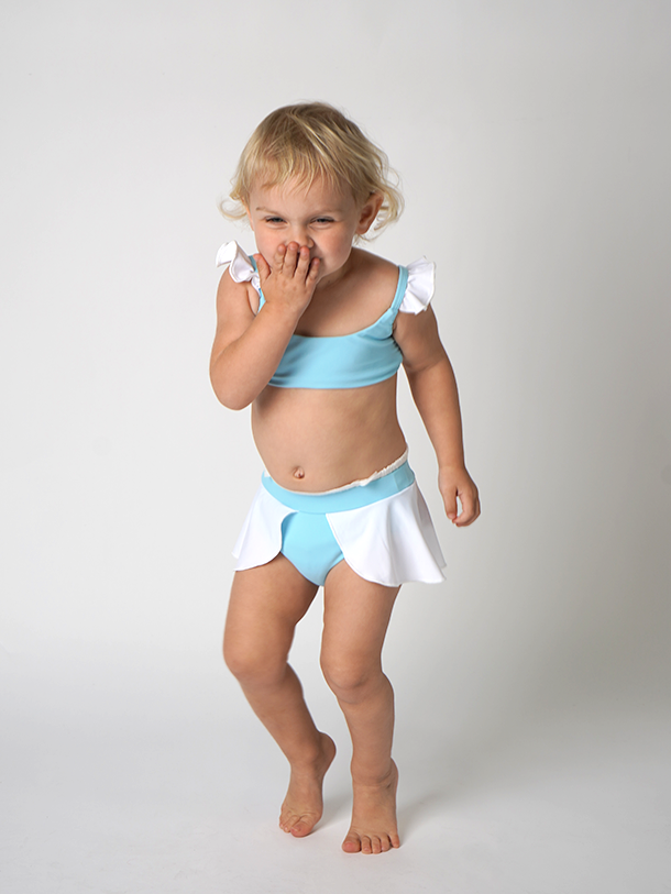 J.S Swim Girl's (2-7) Bella Swim Set - Cinderella