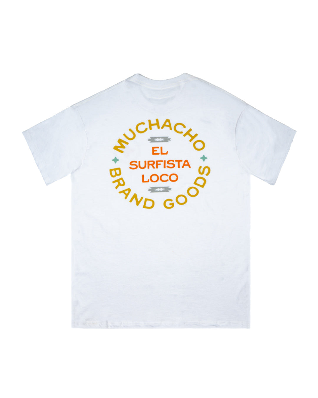 Muchacho Men's Circle Lock Up Short Sleeve Tee - White