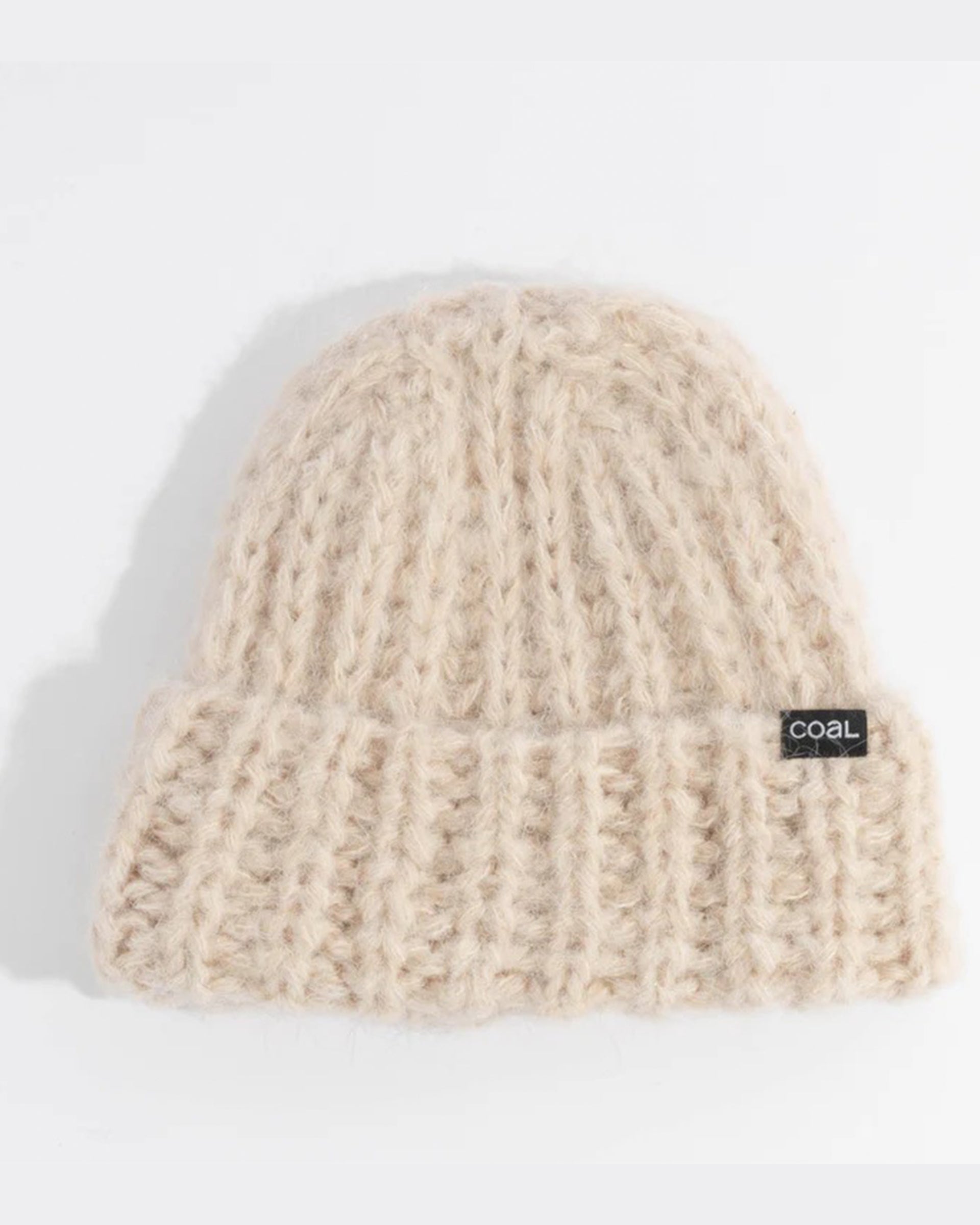 The Ivy Thick Knit Beanie - Off White
