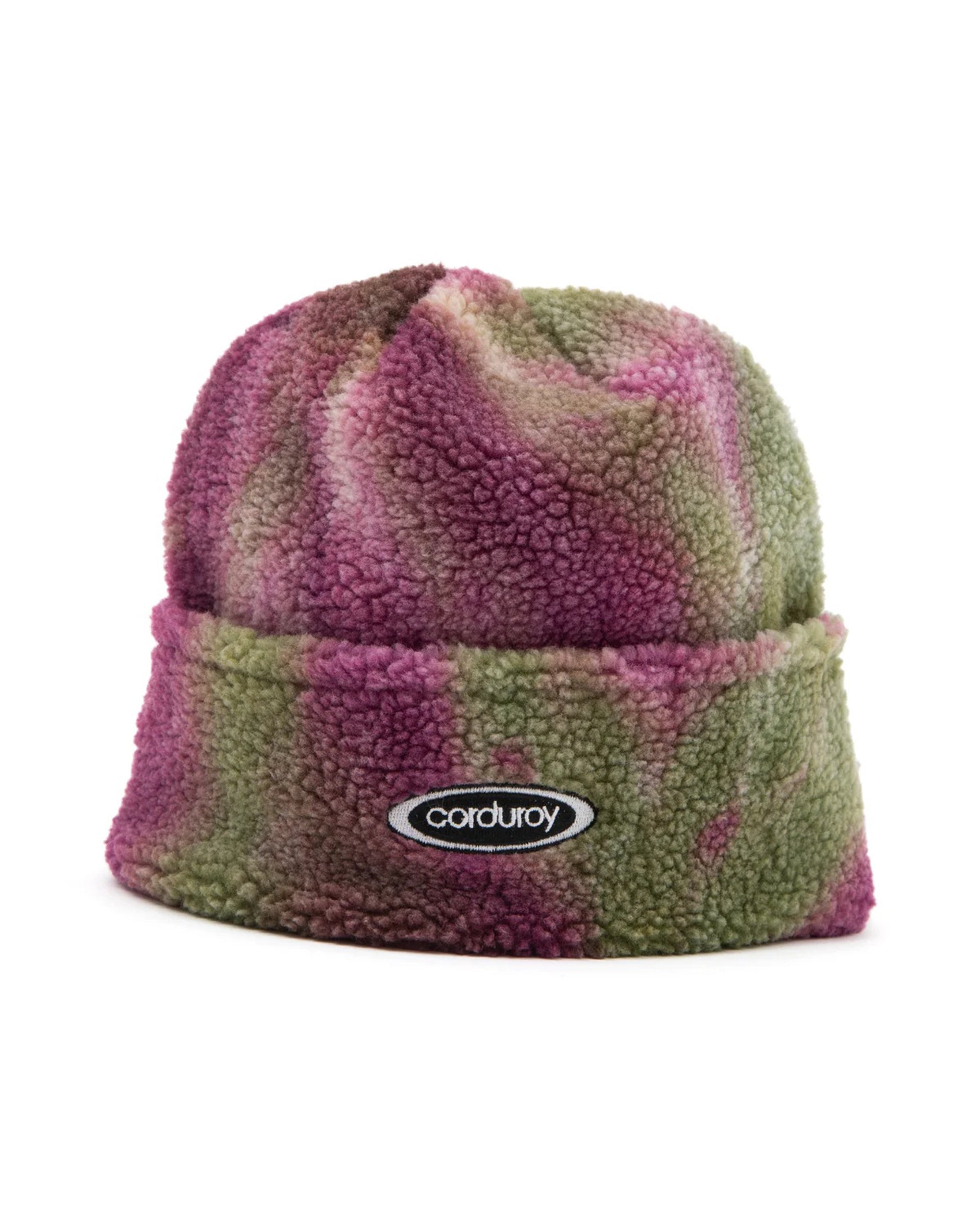 Corduroy Fleece Beanie - Tie Dye