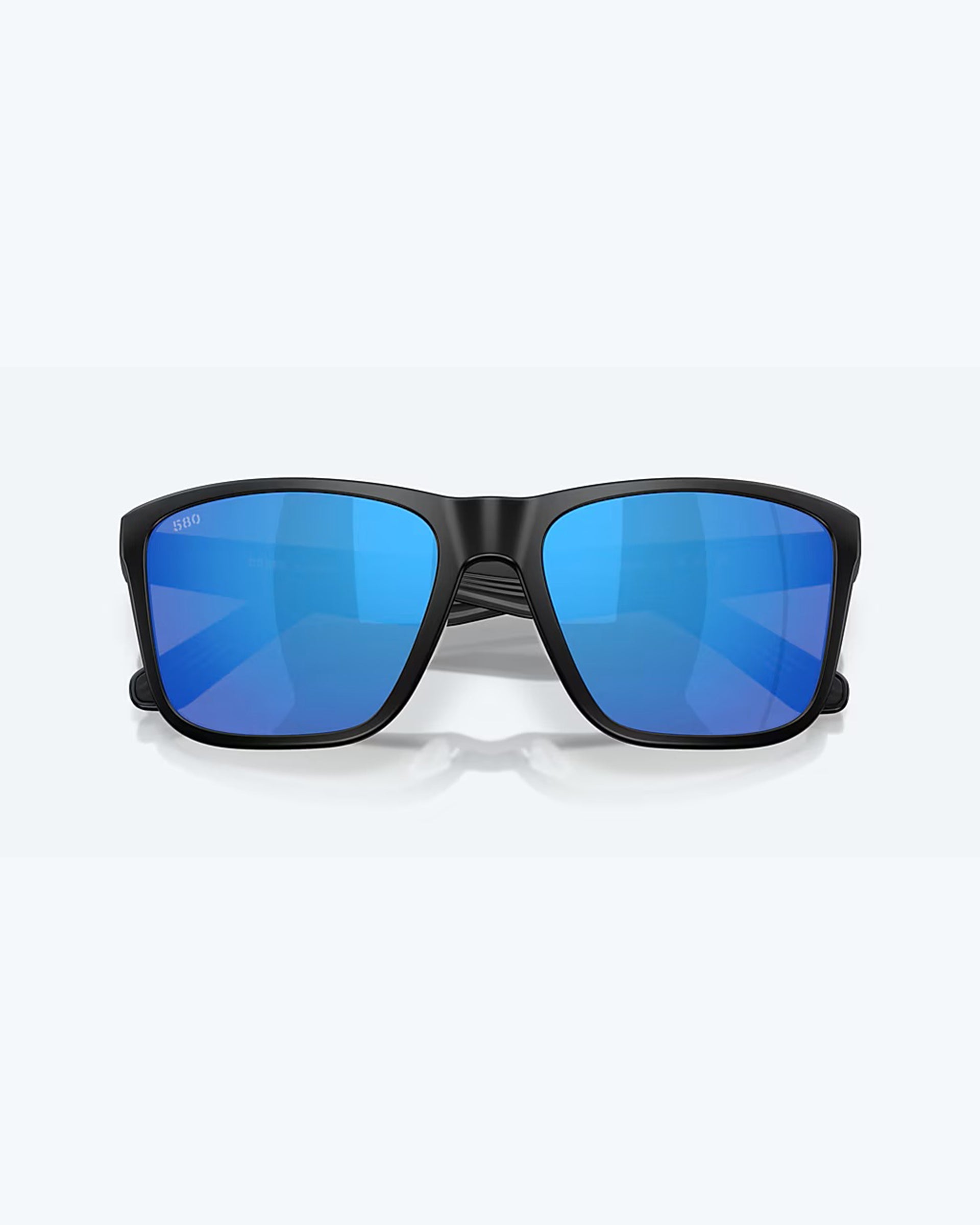 Los Alijos Polarized Sunglasses - Matte Black / Blue Mirror