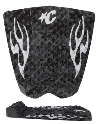 Creatures of Leisure Griffin Colapinto Signature Traction Pad - Charcoal Swirl Platinum Flames