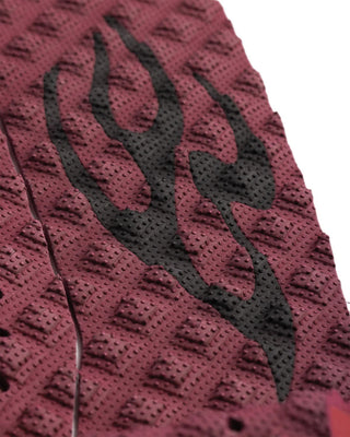 Creatures of Leisure Griffin Colapinto Signature Traction Pad - Dark Rose Black Flames