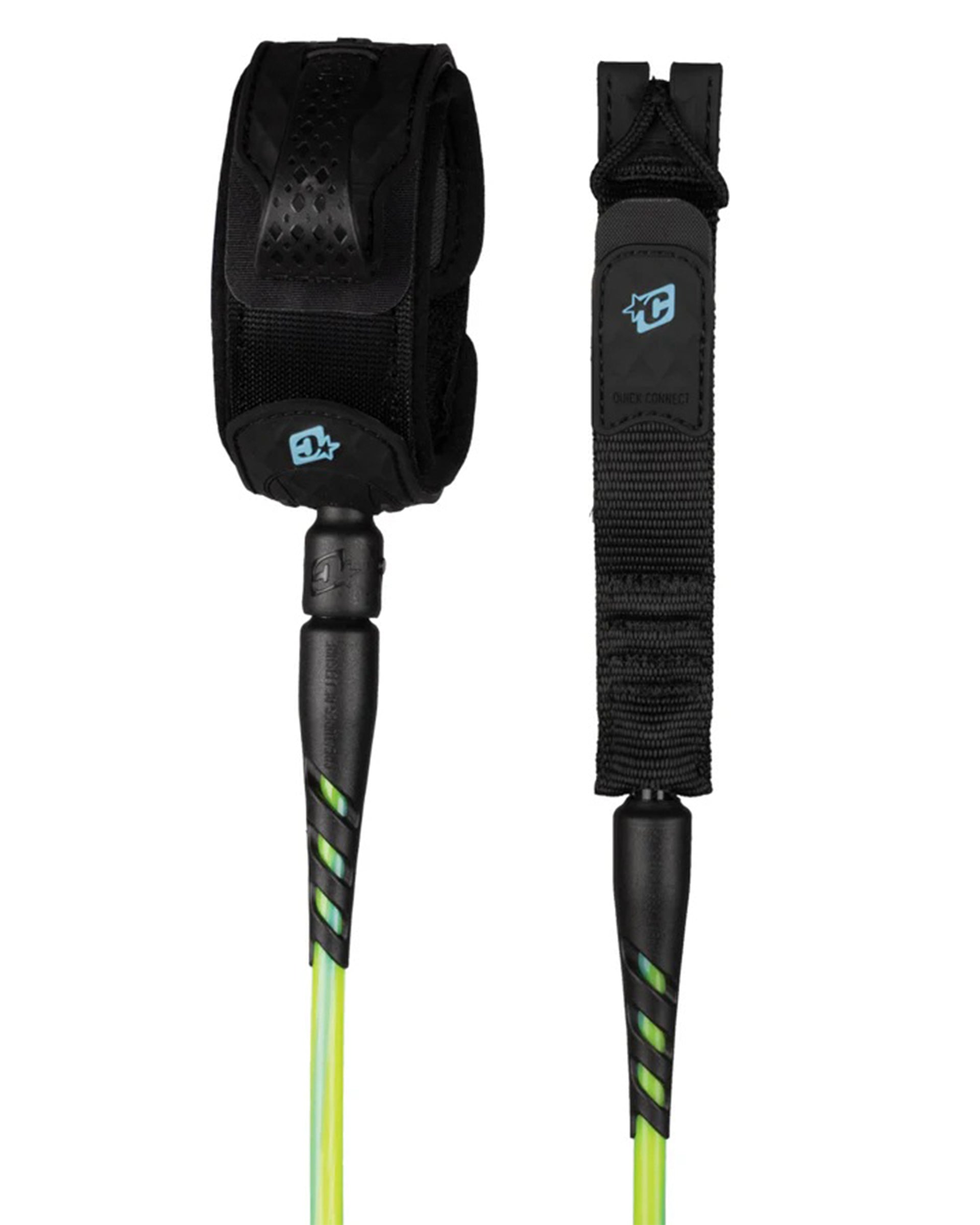 Creatures Of Leisure Reliance 2.0 Lite Duty 6' Leash - Pine Lime Twist Black