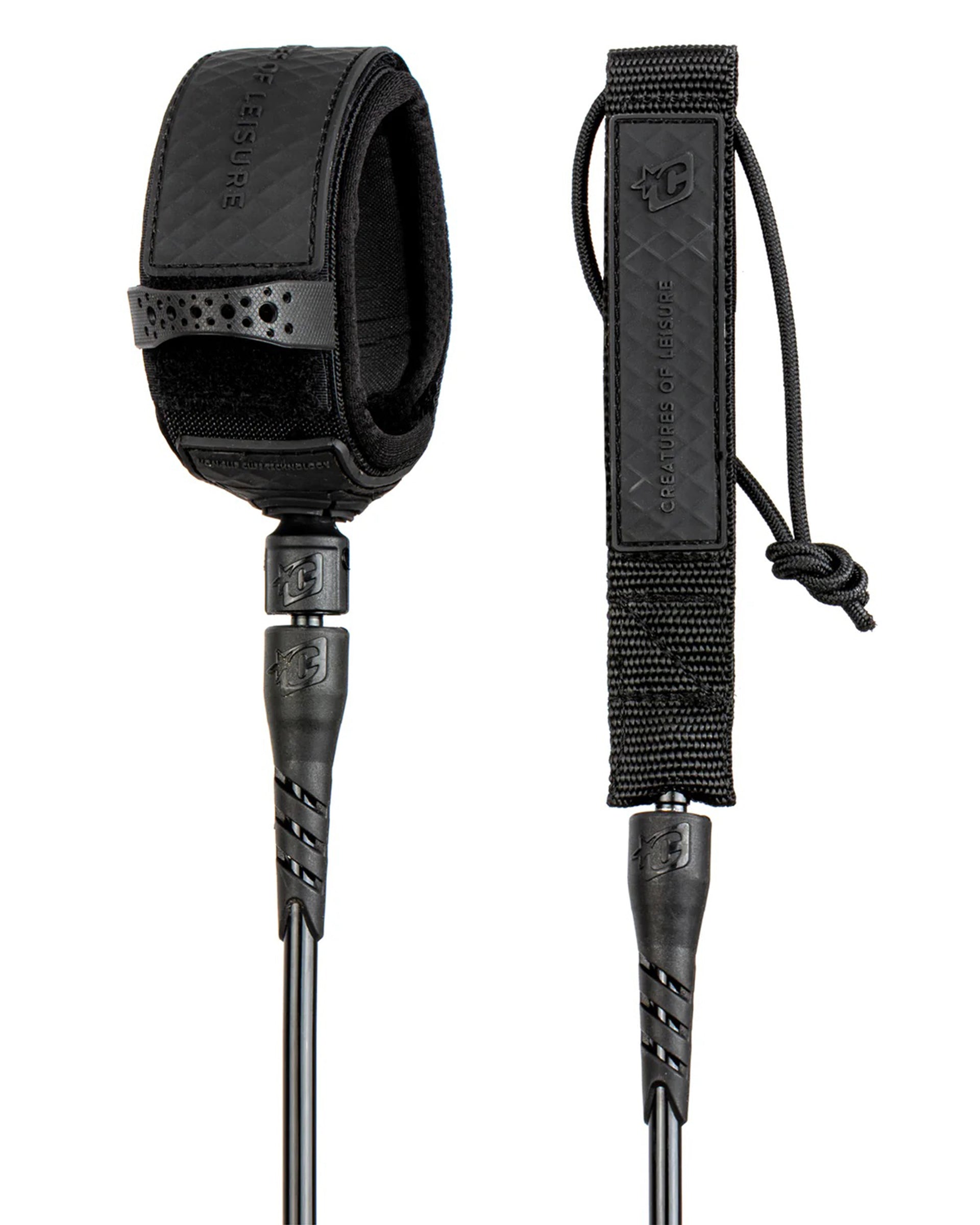Creatures Of Leisure Reliance Longboard Ankle 9' Leash - Black Black
