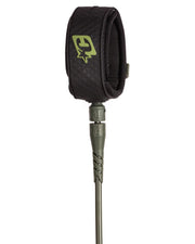 Creatures Of Leisure Reliance Longboard Ankle 9' Leash - Military Black